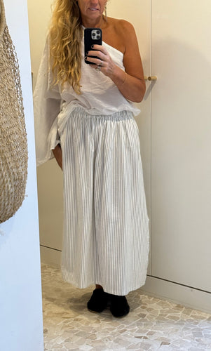 mamapapa - luna cotton stripe skirt