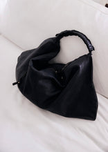 Leather large bag short strap