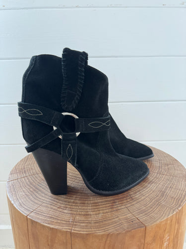 Isabel Marant suede black boots