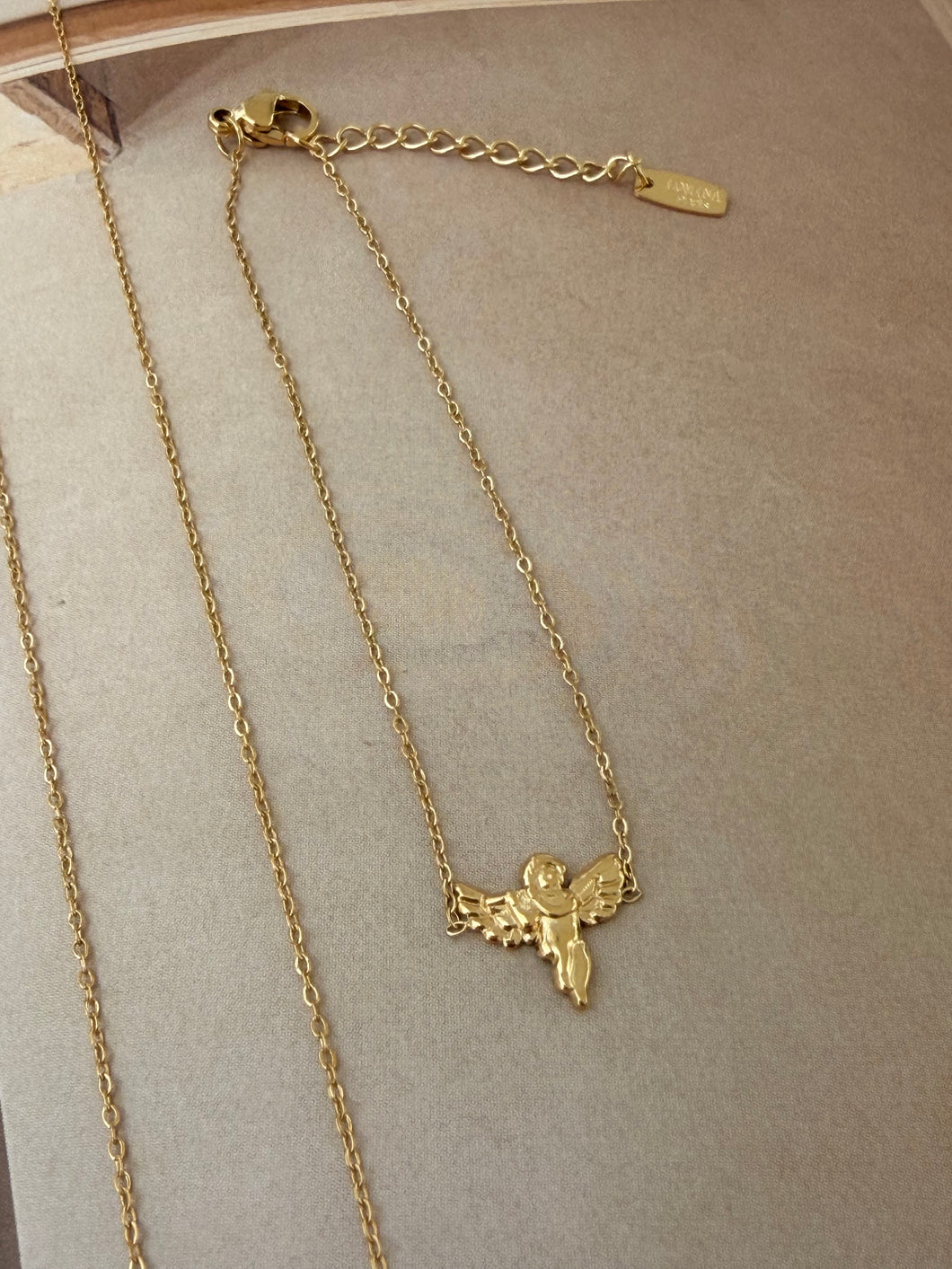 Angel fine chain necklace or bracelet