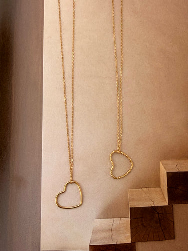 heart fine chain necklace