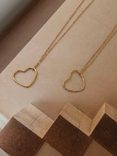 heart fine chain necklace