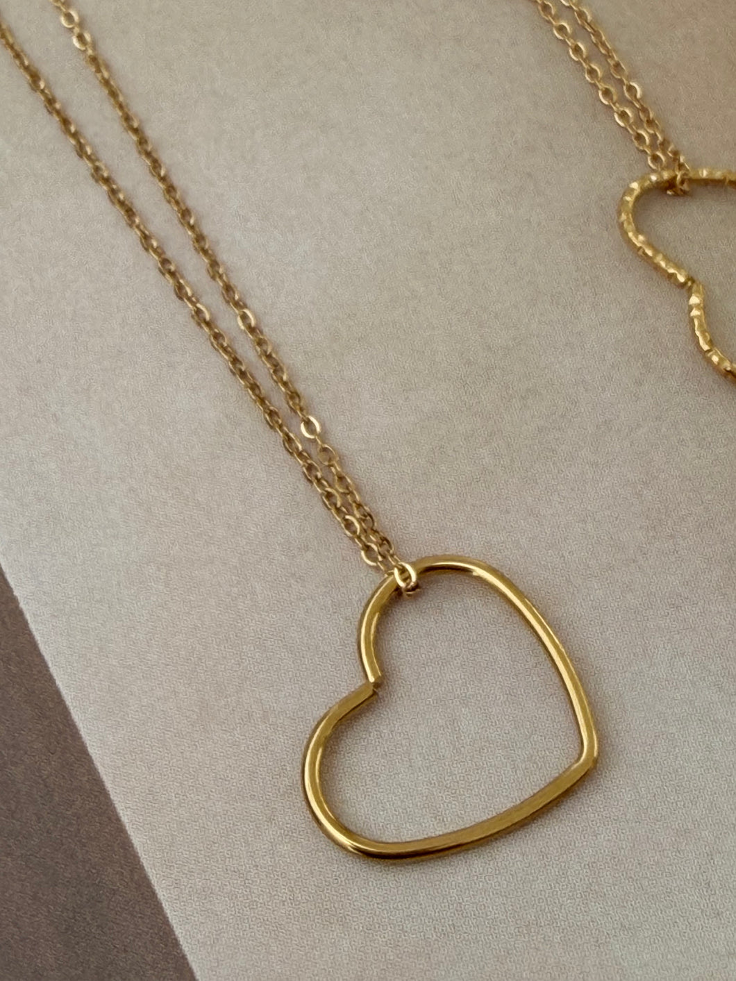 heart fine chain necklace
