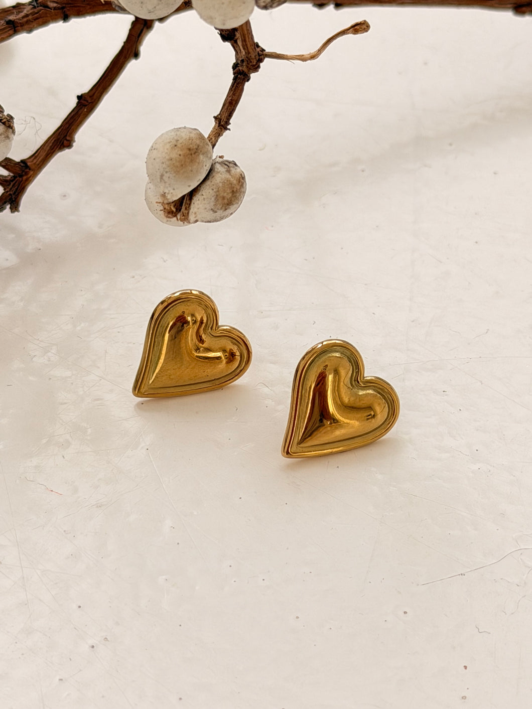 Heart earrings
