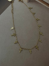Cross chain bracelet