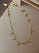 Cross chain bracelet