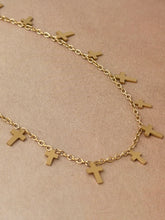 Cross chain bracelet