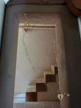 Locker long chain necklace