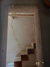 Locker long chain necklace