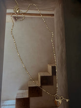 Locker long chain necklace