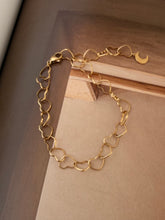 heart bracelet with moon detail
