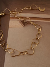heart bracelet with moon detail
