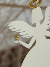 Paper Angel with glitter