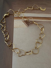 heart bracelet with moon detail