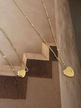 Heart fine chain necklace or bracelet