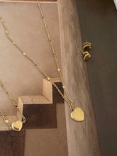 Heart fine chain necklace or bracelet