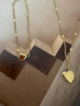 Heart fine chain necklace or bracelet