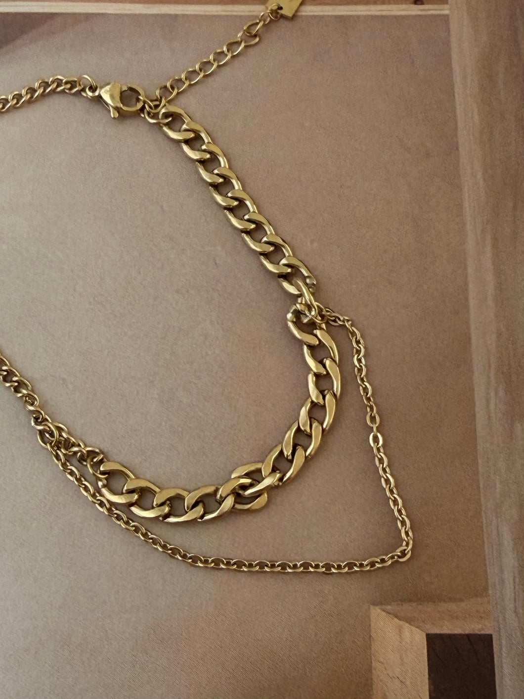 Double chain bracelet