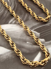 Thick twisted chain bracelet / necklace