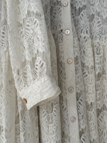 Mmamapapa - sheer lace aimee long dress
