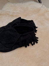 mamapapa - suede fringe back mocassin