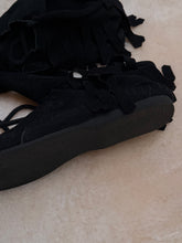 mamapapa - suede fringe back mocassin