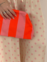 stripes clutch