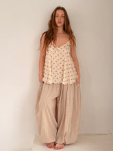 mamapapa - Llama polka dots flowy singlet top