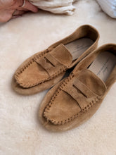 anniel - suede camello mocassin