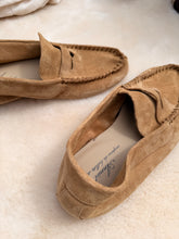 anniel - suede camello mocassin