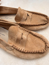 anniel - suede camello mocassin