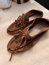 anniel - suede sigaro fringe mocassin