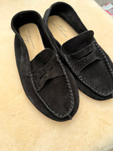 anniel - suede black mocassin