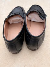 anniel - leather black loafers