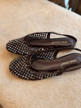 Sparkle chocolate open Ballet flat