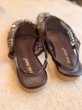 Sparkle chocolate open Ballet flat