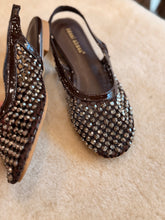 Sparkle chocolate open Ballet flat