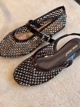 Sparkle chocolate open Ballet flat