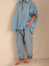 mamapapa - Pepa stripes bleu pants