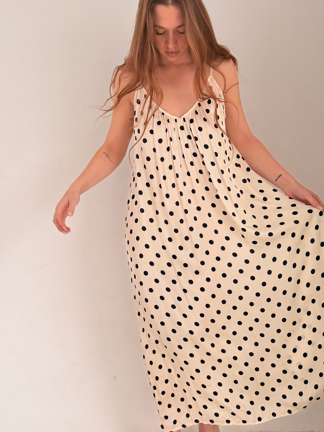Mamapapa -  Polka dot singlet dress