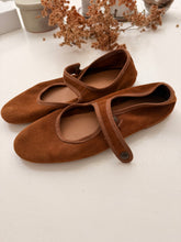 Suede camel  ballet
