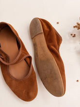 Suede camel  ballet
