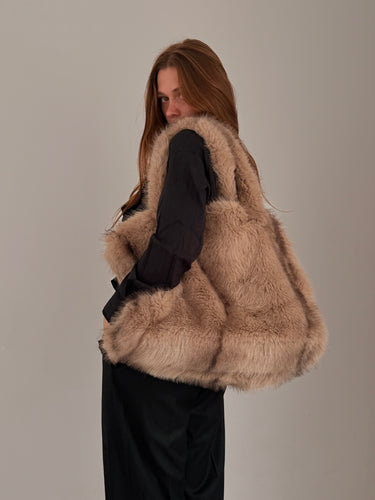 mamapapa - Faux Fur large bag