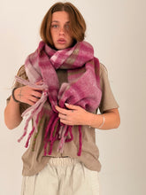 mamapapa - scarf checkers pink