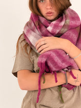 mamapapa - scarf checkers pink