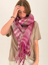 mamapapa - scarf checkers pink
