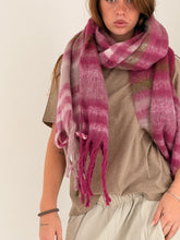 mamapapa - scarf checkers pink