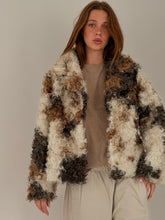 mamapapa - long sleeve faux fur vest