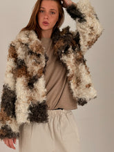 mamapapa - long sleeve faux fur vest