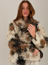 mamapapa - long sleeve faux fur vest